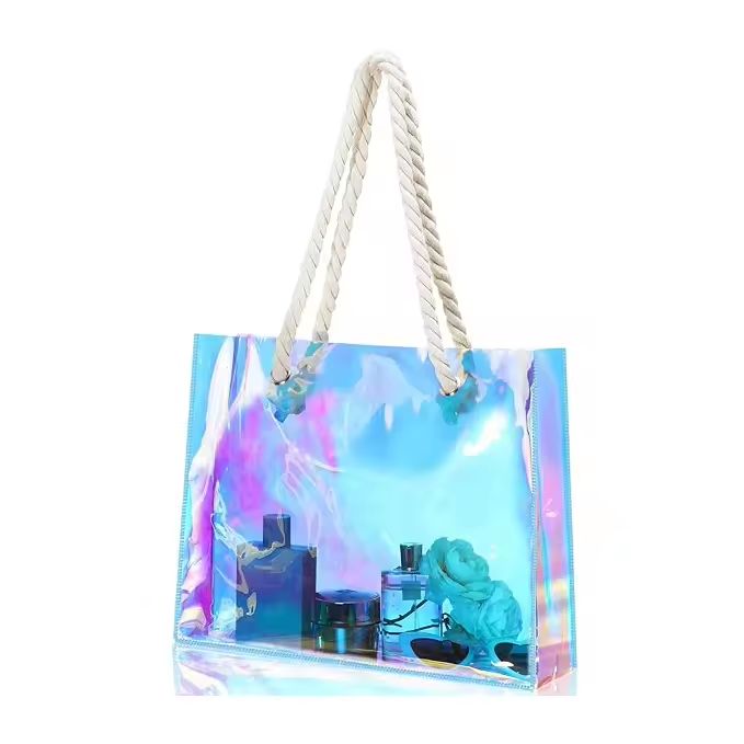 Hologram PVC strandtas